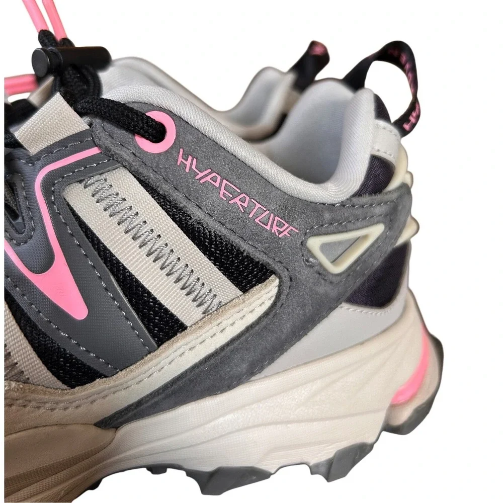 Adidas Hyperturf Adventure Womens Grey Black Pink Trail Running‎ Shoes Sneakers